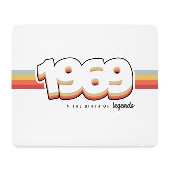 1969 The birth of legends - Tapis de souris (format paysage) - blanc - Devant