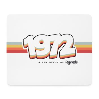 1972 the birth of legends - Tapis de souris (format paysage) - blanc - Devant