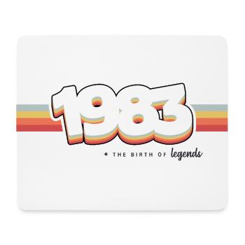 1983 the birth of legends - Mouse Pad (horizontal) - white - Front