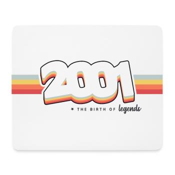 2001 the birth of legends - Mouse Pad (horizontal) - white - Front