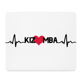 Kizomba Heart - Mouse Pad (horizontal) - white - Front