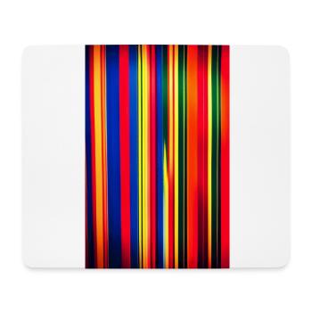 Verrückte Farben - Mousepad (Querformat) - Weiß - Vorne