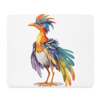 Cute Archaeopteryx Pastel Dino Design - Mouse Pad (horizontal) - white - Front