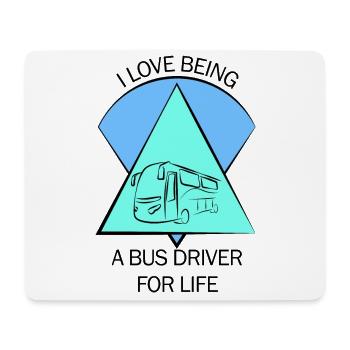 Bus Busfahrer Schulbus Autobus Busfahrerin - Mousepad (Querformat) - Weiß - Vorne