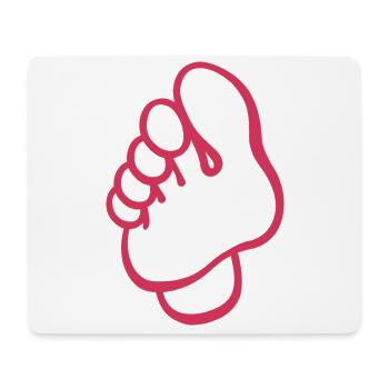 Foot - Foot Care - Podiatrist - Saying - Mouse Pad (horizontal) - white - Front