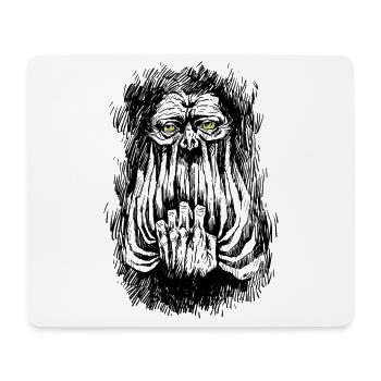 LEISES SCREM - Mousepad (Querformat) - Weiß - Vorne