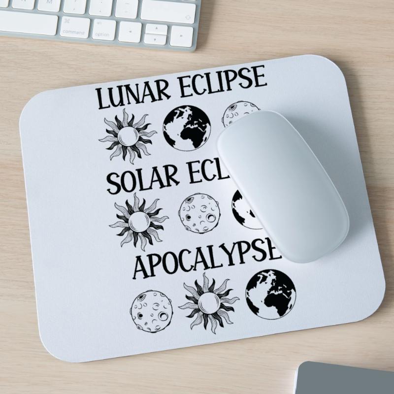 Lunar Eclipse Solar Eclipse Apocalypse Mouse Pad (horizontal)