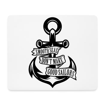 Smooth Seas - Mouse Pad (horizontal) - white - Front