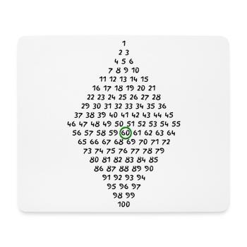 60th birthday - Mouse Pad (horizontal) - white - Front