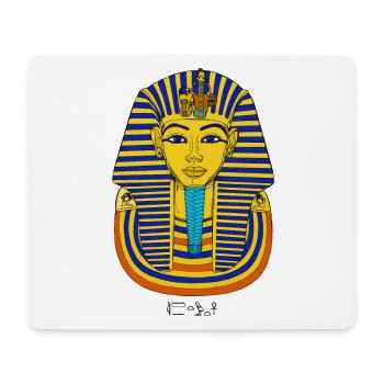 Toutankhamon - Pharaon d'Égypte - Tapis de souris (format paysage) - blanc - Devant