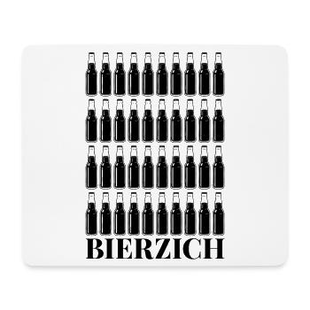 Bierzich Bier 40. Geburtstag Vierzig Vierzich 40 - Mousepad (Querformat) - Weiß - Vorne