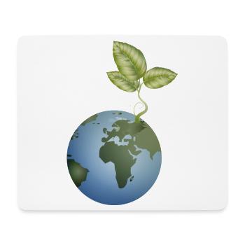 in the soil unfolds - Mouse Pad (horizontal) - white - Front