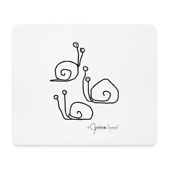 Snailmeeting - Cochleae Conventus - Mouse Pad (horizontal) - white - Front