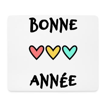 BONNE ANNEE. SAINT SYLVESTRE. NOUVELLE ANNÉE - Tapis de souris (format paysage) - blanc - Devant