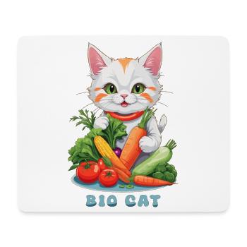 Organic Cat - Mouse Pad (horizontal) - white - Front