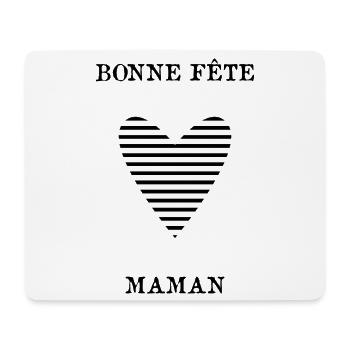 MAMIE. GRAND-MERE. FÊTE DES MÈRES. BONNE FÊTE MAMI - Tapis de souris (format paysage) - blanc - Devant