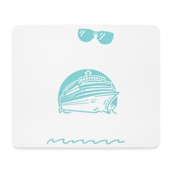 Erster Kreuzfahrturlaub - Mousepad (Querformat) - Weiß - Vorne