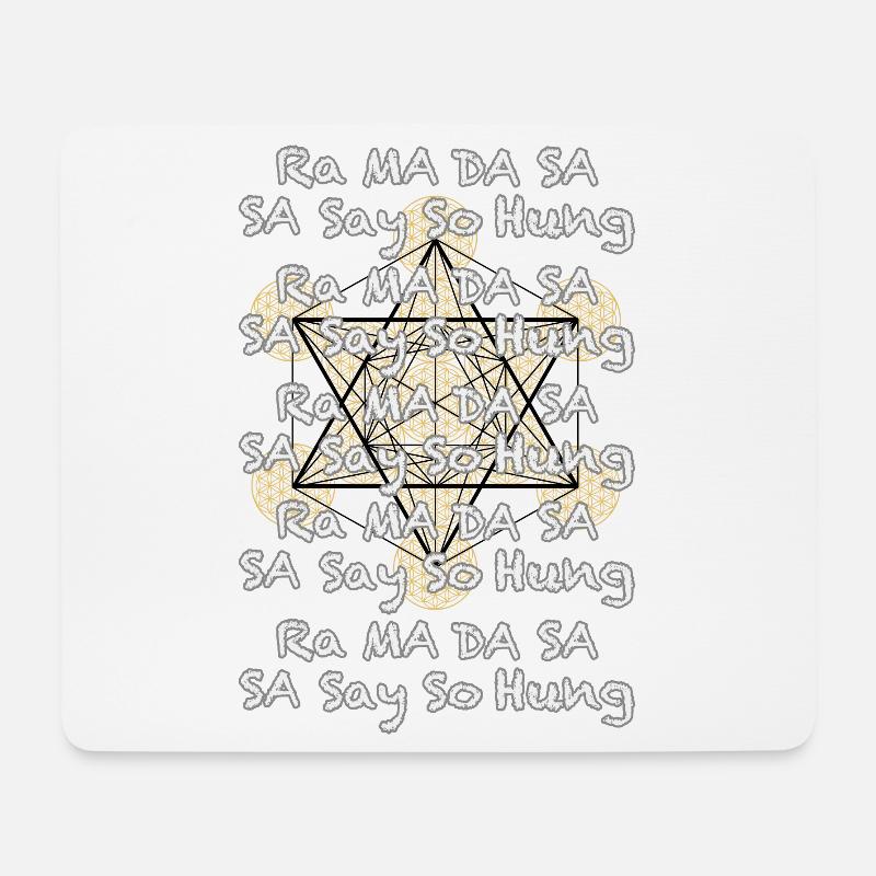 Mantra der Heilung - Mousepad (Querformat) - Weiß