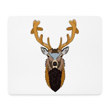 Deer - Mouse Pad (horizontal) - white - Front