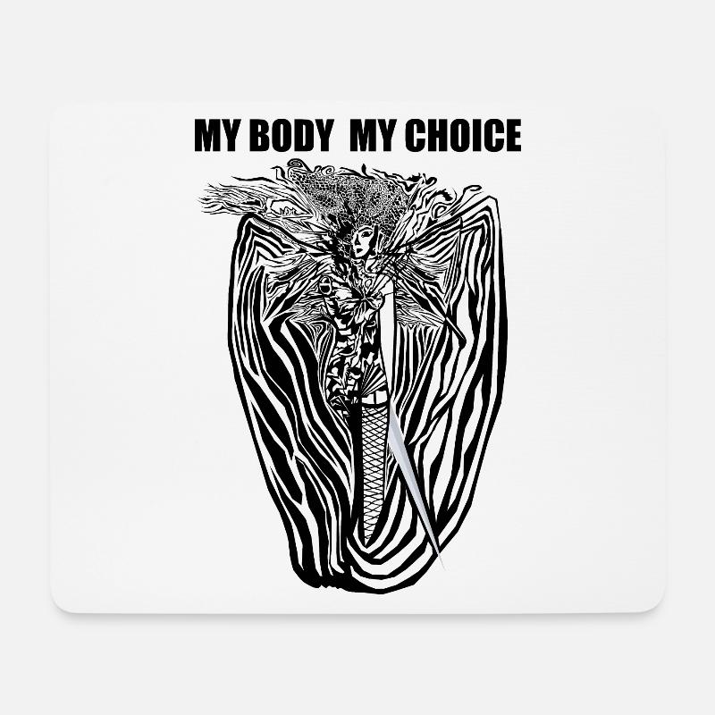 My body Accessoires - Mousepad (Querformat) - Weiß