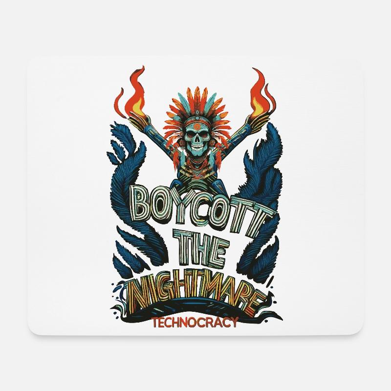 NIGHTMARE - Mouse Pad (horizontal) - white