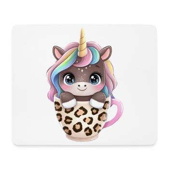Unicorn in the cup - 🦄 - Mouse Pad (horizontal) - white - Front