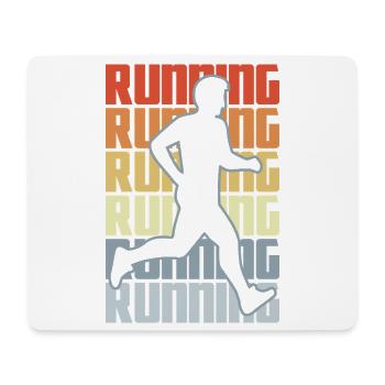 Vintage Running - Mouse Pad (horizontal) - white - Front
