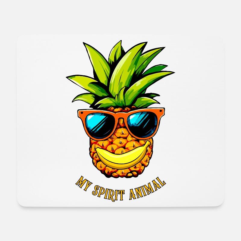 MY SPIRIT ANIMAL - Mousepad (Querformat) - Weiß