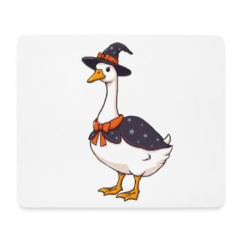 Gans - Mousepad (Querformat) - Weiß - Vorne
