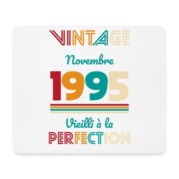 Anniversaire 30 ans - Vintage - Novembre 1995 - Tapis de souris (format paysage) - blanc - Devant