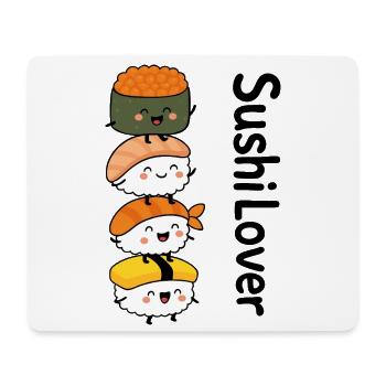 Sushi Lover – Turm der Niedlichkeit - Mousepad (Querformat) - Weiß - Vorne