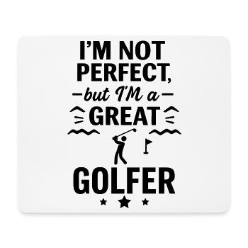 Super Golfer Sport Lustig Golf - Mousepad (Querformat) - Weiß - Vorne
