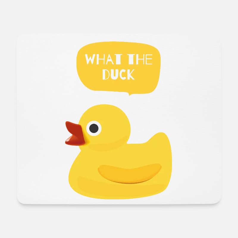 Qu’est-ce que le Duck Design - Tapis de souris (format paysage) - blanc