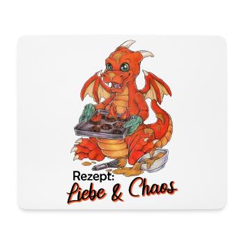 Funny Dragon Cookies Baking Christmas - Mouse Pad (horizontal) - white - Front
