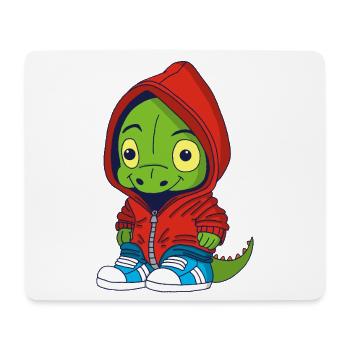 Small urban dinosaur - Mouse Pad (horizontal) - white - Front