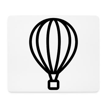 montgolfière - Tapis de souris (format paysage) - blanc - Devant