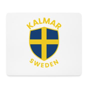 Kalmar Schweden Schildemblem - Mousepad (Querformat) - Weiß - Vorne