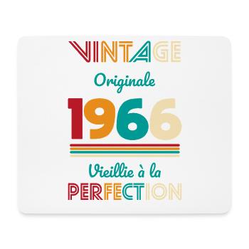 1966 – Vintage – Aged to perfection - Mouse Pad (horizontal) - white - Front