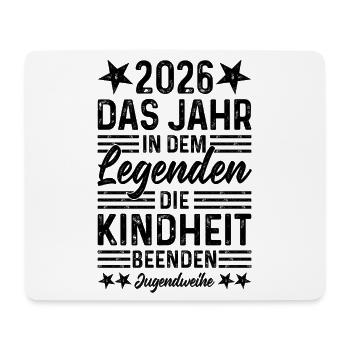 2026 The Year Legends End Childhood - Mouse Pad (horizontal) - white - Front