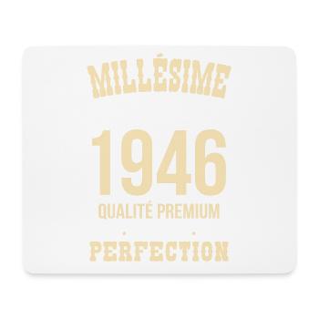 1946 – Außergewöhnlicher Jahrgang – Premiumqualität - Mousepad (Querformat) - Weiß - Vorne