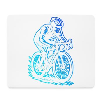 Roadbike Fokus pur - Mousepad (Querformat) - Weiß - Vorne