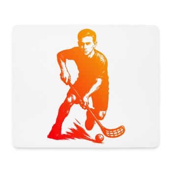 Coole Floorball Inspiration - Mousepad (Querformat) - Weiß - Vorne