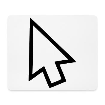 Pfeil - Mousepad (Querformat) - Weiß - Vorne