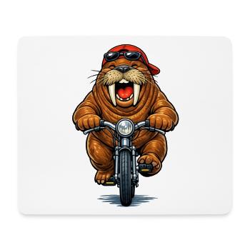 Walrus sporty - Mouse Pad (horizontal) - white - Front