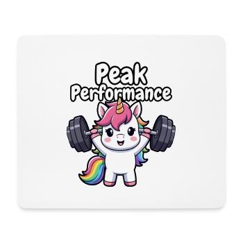 Peak Performance Unicorn Lifter - Mouse Pad (horizontal) - white - Front