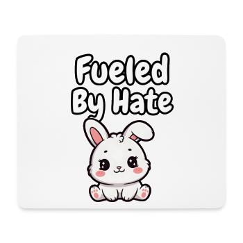 Fueled By Hate Bunny - Mouse Pad (horizontal) - white - Front