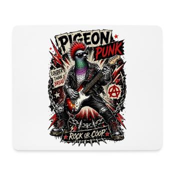 Guitarists Electric Guitars Carrier Pigeons Pigeons - Mouse Pad (horizontal) - white - Front