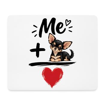 Chihuahua-Hundeliebhaber Haustier-Mama Papa Hundekunst - Mousepad (Querformat) - Weiß - Vorne