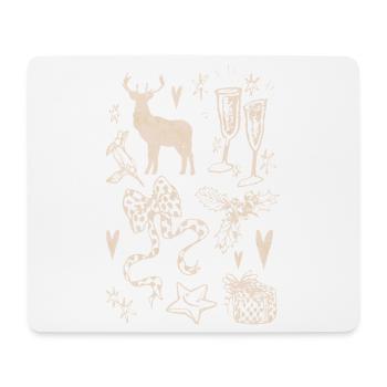 WEIHNACHTSSAMMLUNG - Mousepad (Querformat) - Weiß - Vorne
