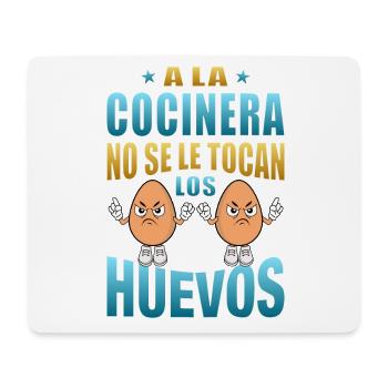 The cook does not touch her eggs - Mouse Pad (horizontal) - white - Front